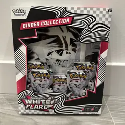 Pokemon White Flare Binder Collection - New Sealed - Image 1