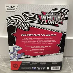 Pokemon White Flare Binder Collection - New Sealed - Image 2