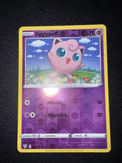 Jigglypuff 067/189 Reverse Holo Sword Shield Darkness Ablaze Pokemon TCG - Image 1