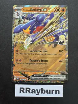 Pokemon Cynthia's Garchomp ex 104/182 Sv10: Destined Rivals Double Rare Holo - Image 1