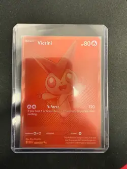 Pokemon English Black Bolt And White Flare Red Victini 172/086 NM - Image 4