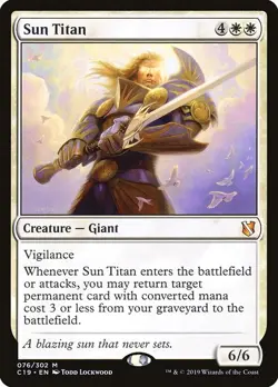 2x Sun Titan Commander 2019 LP MTG - Image 1