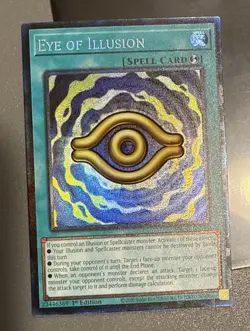 YuGiOh Eye of Illusion Collector's Rare | 1st Ed NM Maze Of Millennia MZMI-EN011 - Image 1