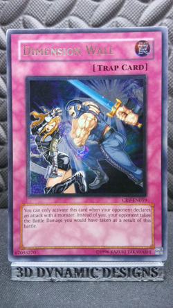 | Yugioh Dimension Wall CRV-EN059 Ultimate Rare Cybernetic Revolution LP 🔥 | - Image 1