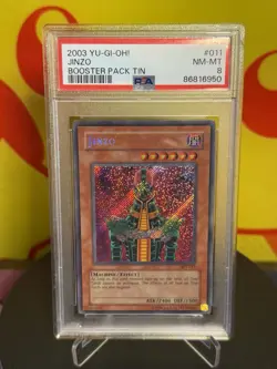 Yugioh Jinzo BPT-011 Secret Rare 2003 PSA 8 NM/MINT - Image 1