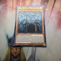 Yugioh! Obelisk the Tormentor - EGO1-EN001 - Ultra Rare - 1st Edition Near Mint, - Image 1