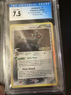 Pokemon Umbreon Reverse Holo Stamped Rare Card 17/113 EX Delta Species TCG - Image 2