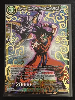Dragon Ball Super Card Game Ginyu Ultimate Transformation SR Foil Card - Image 1