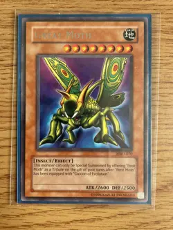 Yu-gi-oh Great Moth MRD-EN070 NM Rare Card - Image 3