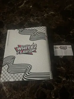 Pokemon Scarlet Violet White Flare Binder 2025 w/Collectors Card List*BRAND NEW* - Image 2