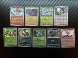 Pokemon TCG Black Bolt White Flare Pokeball Pattern Card Lot 9 Cards - Image 1