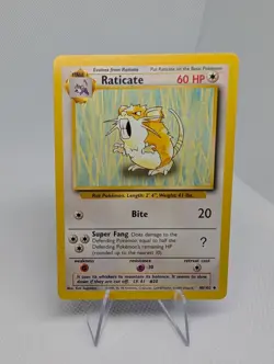 Raticate 040/102 - Uncommon Base Set - Pokemon TCG Card - LP / NM - Image 1