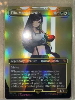 Tifa, Martial Artist #0206 Mythic (Borderless) (FOIL) NM MTG Final Fantasy - Image 4