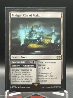 MTG Final Fantasy Midgar City of Mako R0286 Town - Image 1