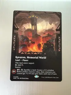 Kavaron, Memorial World - 281 - MTG: Edge of Eternities - Borderless Viewport - Image 1