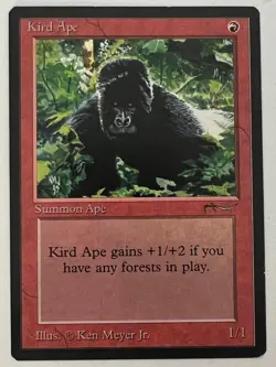 Magic the Gathering MTG Arabian Nights Kird Ape Damaged (Beta Bob) - Image 1