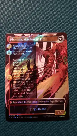 MTG Joshua, Phoenix's Dominant Borderless Surge Foil Final Fantasy #542 - Image 2