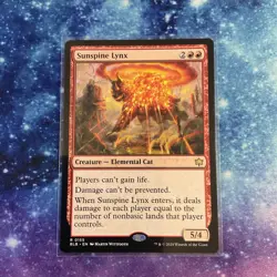 Sunspine Lynx (REGULAR) x1 - MTG Bloomburrow BLB #155 - Image 1