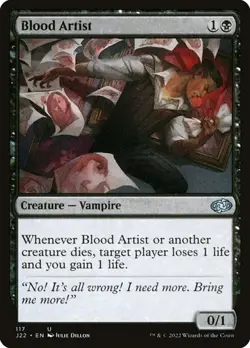 Blood Artist Jumpstart 2022 LP MTG - Image 1