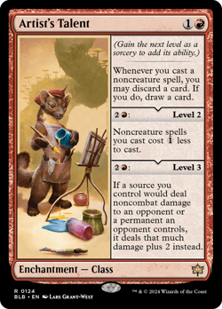 Artist's Talent (REGULAR) x1 - MTG Bloomburrow BLB #124 - Image 1