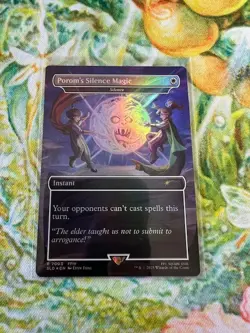 Porom's Silence Magic - Silence (Foil) MTG: Secret Lair *Pack Fresh* - Image 1