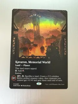 Kavaron, Memorial World - 281 -MTG: Edge of Eternities -Borderless Viewport-FOIL - Image 1