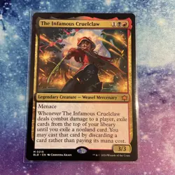 The Infamous Cruelclaw (REGULAR) x1 - MTG Bloomburrow BLB #219 - Image 1