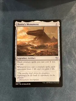 MTG Bontu's Monument U Commander: Aetherdrift 124 NM - Image 1