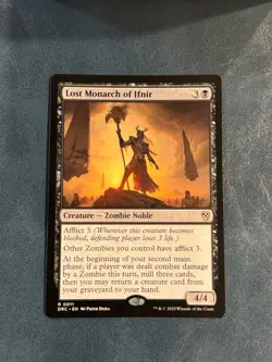 MTG Lost Monarch of Ifnir R Commander: Aetherdrift 11 NM - Image 1