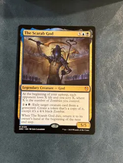 MTG The Scarab God M Commander: Aetherdrift 120 NM - Image 1