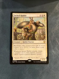 MTG Jacked Rabbit R Commander: Bloomburrow 9 NM - Image 1