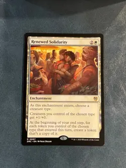 MTG Renewed Solidarity R Commander: Aetherdrift 7 NM - Image 1