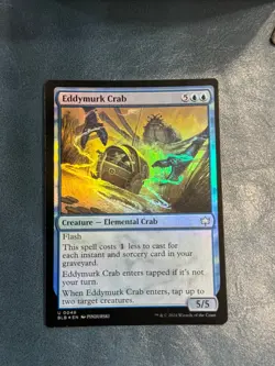 MTG FOIL Eddymurk Crab U Bloomburrow 48 NM - Image 1
