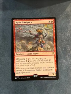 MTG Agate Instigator R Commander: Bloomburrow 21 NM - Image 1