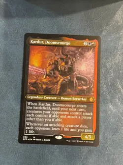 MTG Kardur, Doomscourge (Foil Etched) M Starter Commander Decks 5 NM - Image 1