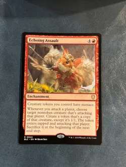 MTG Echoing Assault R Commander: Bloomburrow 24 NM - Image 1