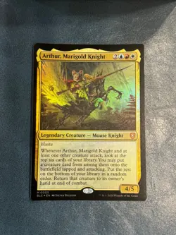 MTG FOIL Arthur, Marigold Knight M Commander: Bloomburrow 5 NM - Image 1