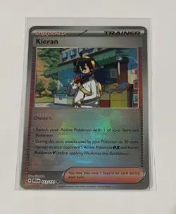Kieran (Poke Ball Pattern) 113/131 Prismatic Evolutions Pokemon TCG- NM - Image 1