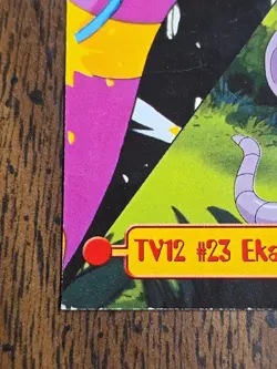Pokemon Topps TV Animation Edition Ekans Arbok TV12 -- HP - Image 2