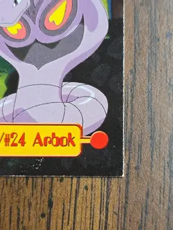 Pokemon Topps TV Animation Edition Ekans Arbok TV12 -- HP - Image 3