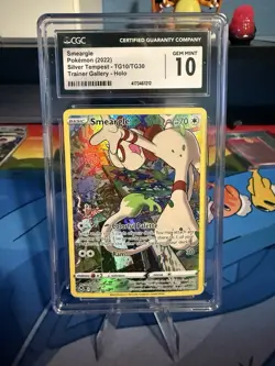✨✨✨ CGC 10 Smeargle TG10/TG30 Silver Tempest Trainer Gallery Holo Pokemon - Image 1