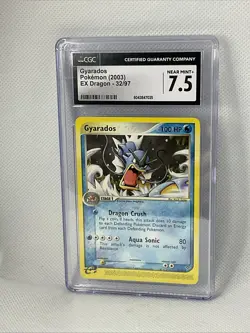 VTG POKEMON GYARADOS 2003 EX DRAGON 32/97 CGC 7.5 NEAR MINT+ - Image 1