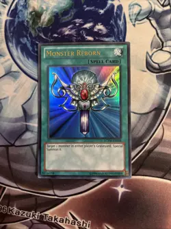 (YBL) Yugioh Monster Reborn LCYW-EN058 Unlimited Yugis World Ultra Rare LP - Image 1