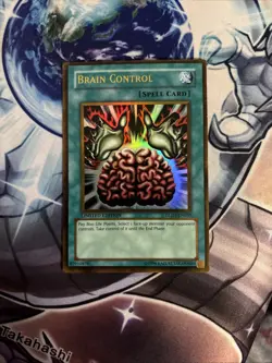 (YBL) Yugioh Brain Control GLD1-EN033 Gold Rare Limited Edition LP - Image 1