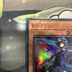Yugioh! K9-17 Izuna *Ultra Rare* ENGLISH JUSH-EN031 NM - Image 2
