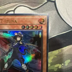 Yugioh! K9-17 Izuna *Ultra Rare* ENGLISH JUSH-EN031 NM - Image 3