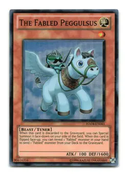 The Fabled Peggulsus - HA04-EN041 Super Rare - YuGiOh-LP - Image 1