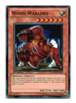 Worm Warlord - HA03-EN053 1st Edition Super Rare - YuGiOh-LP - Image 1