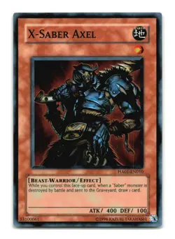 X-Saber Axel - HA01-EN010 Super Rare - YuGiOh-LP - Image 1