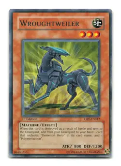 Wroughtweiler - CRV-EN012 1st Edition Rare - YuGiOh-LP - Image 1
